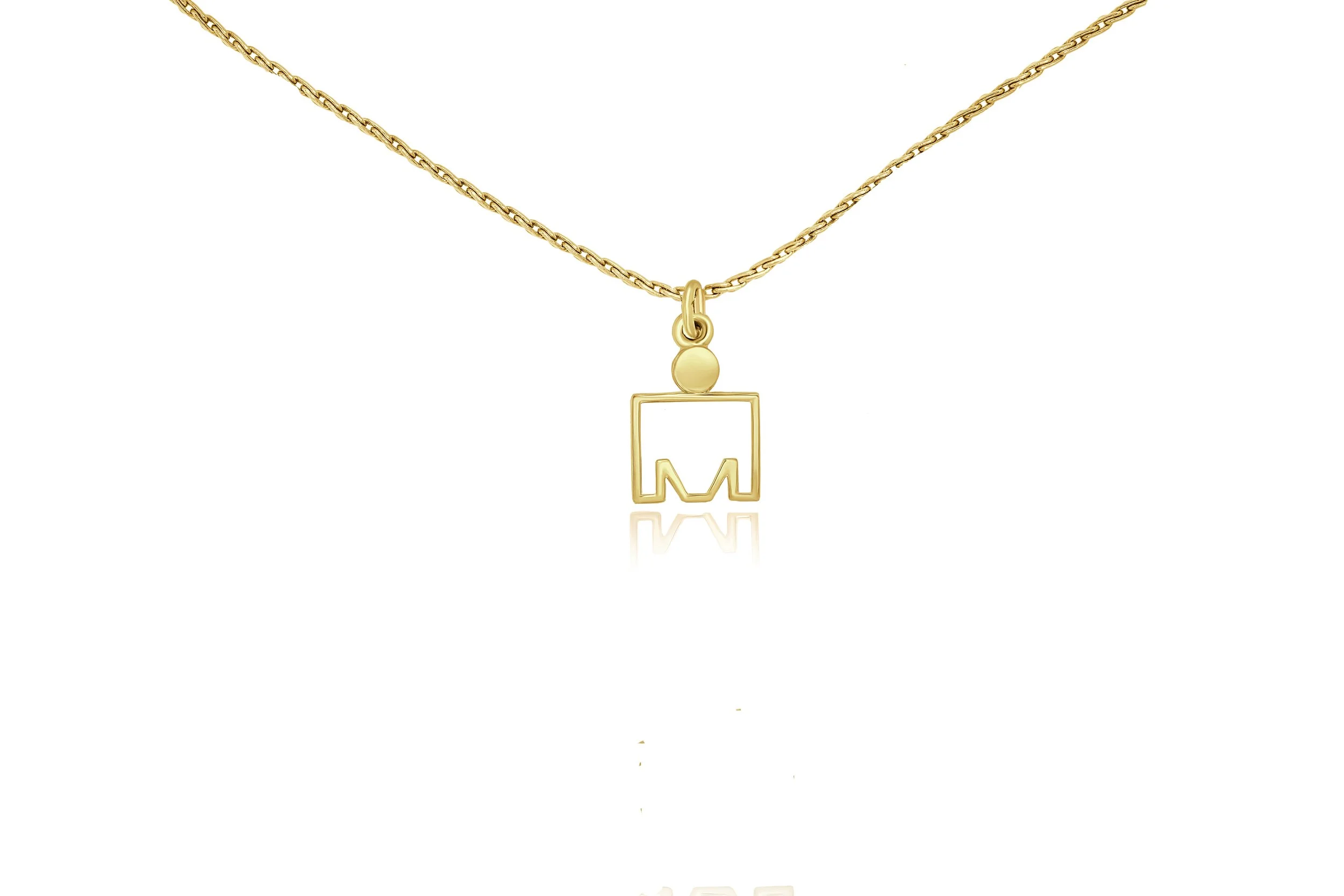Medium M-Dot Outline