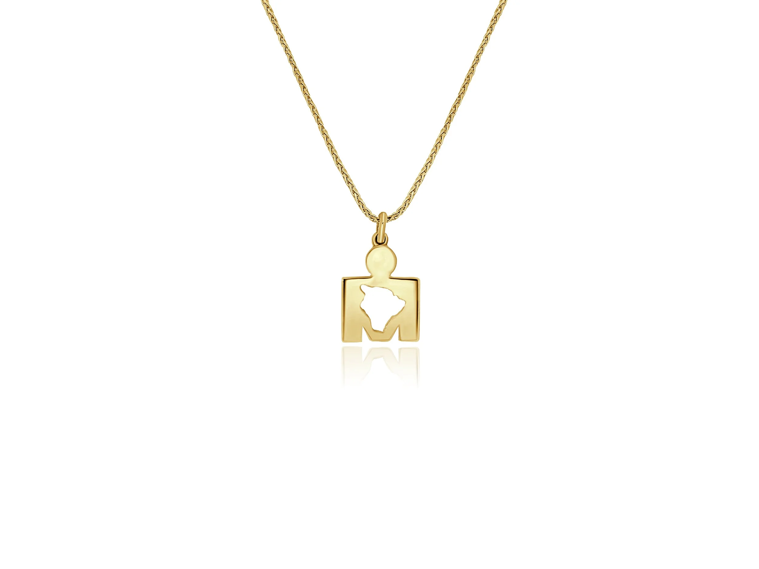 Medium M-Dot with Big Island