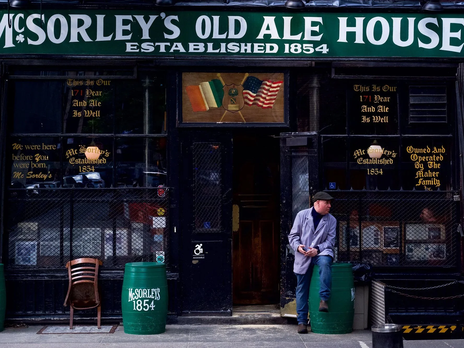 "Awatch at McSorley's", Manhattan, New York