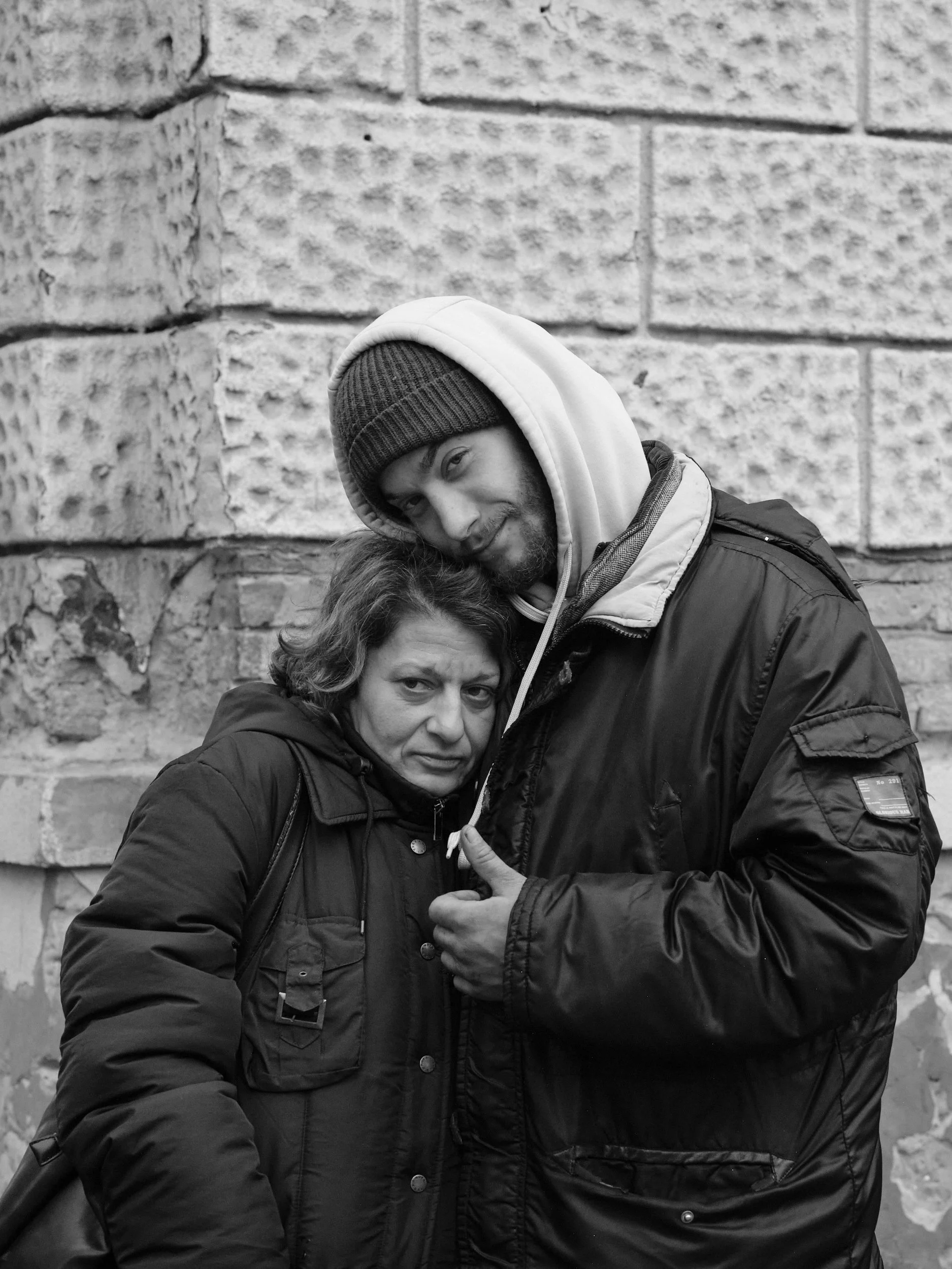 Portrait made with permission. Tenderness doesn’t disappear when housing does.