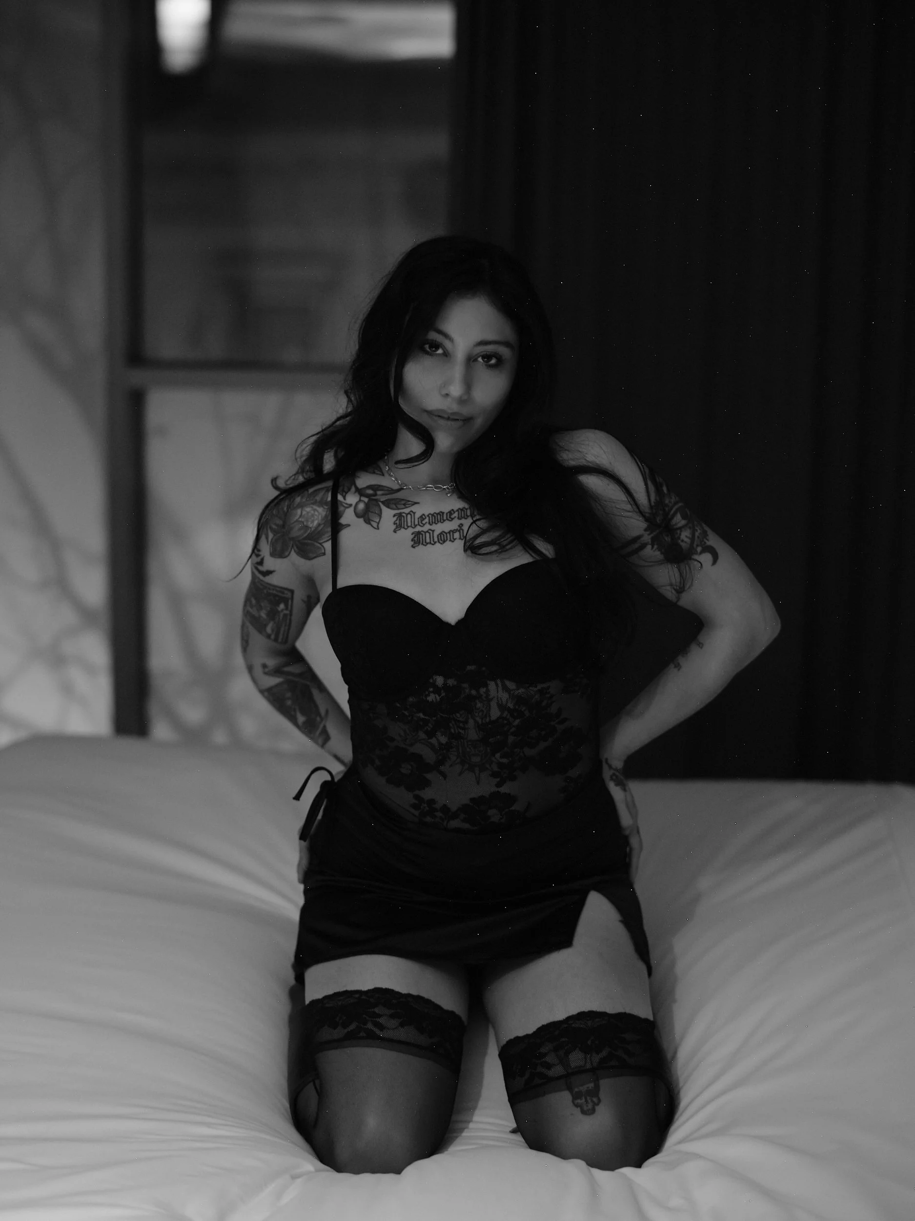 Nelle NYC model fashion editorial boudoir photo shoot