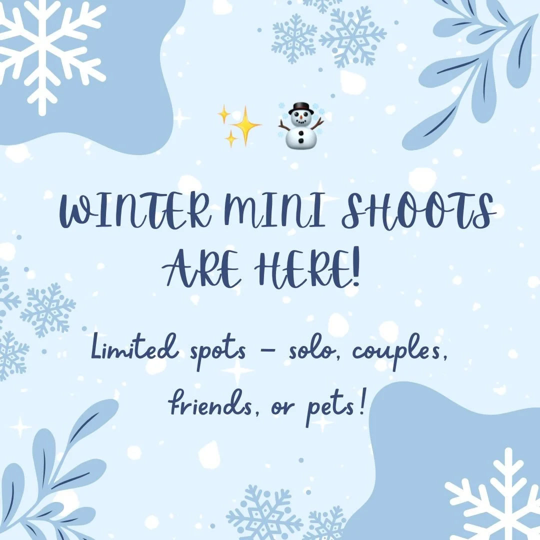 Looking for a last-minute, sentimental gift for a loved one? 👀🎁
Give the gift of memories with my exclusive holiday mini-sessions&mdash;perfect for capturing cozy moments and festive cheer! 📸❤️
&bull;
Plus, don&rsquo;t miss our gift giveaway, endi