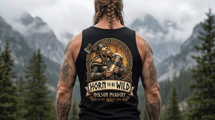 Singlet - Horn to be wild BACK.png