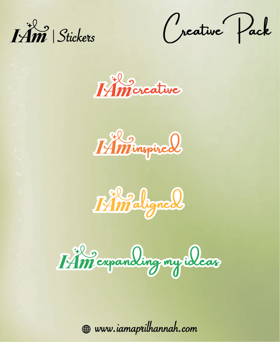 I AM Creative Affirmation Pack of 4