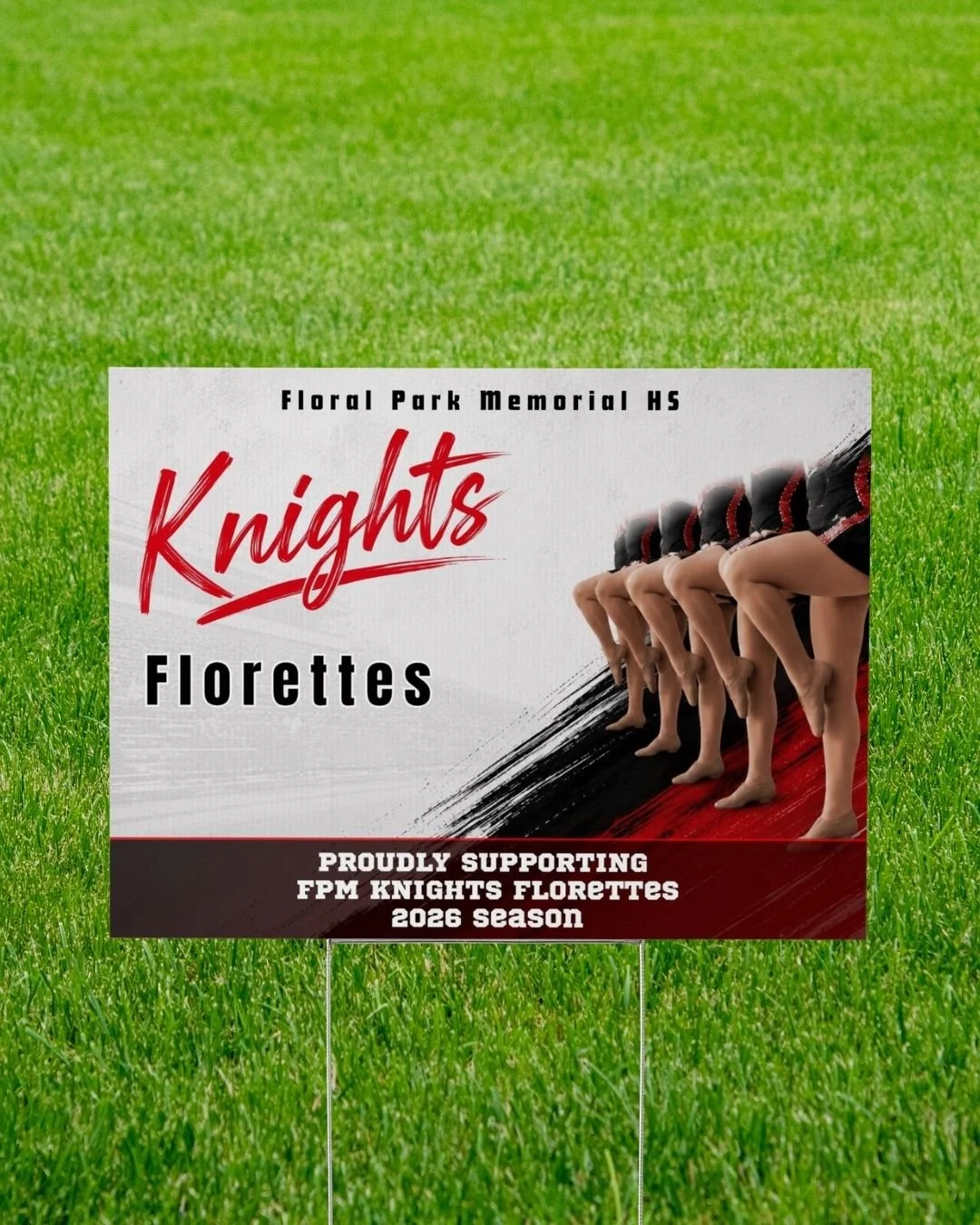 Kickline Sponsorship Yard Signs