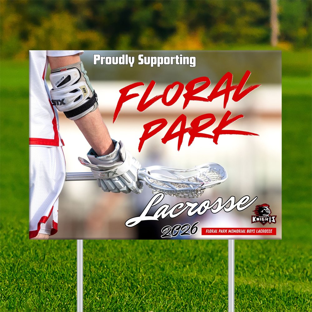 Boys Lacrosse Yard Sign