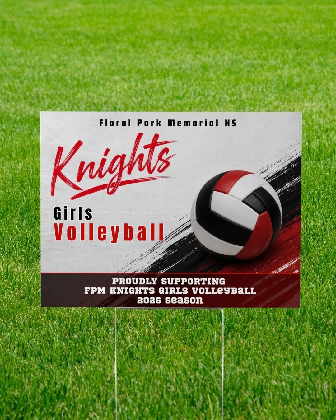 Girls Volleyball Sponsorship Yard Signs