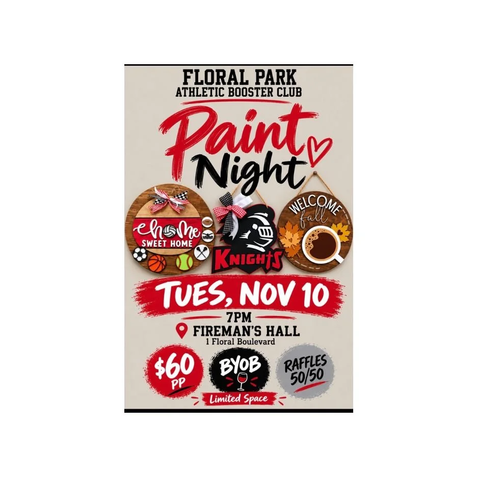 🎨 Floral Park Athletic Booster Club Paint Night!