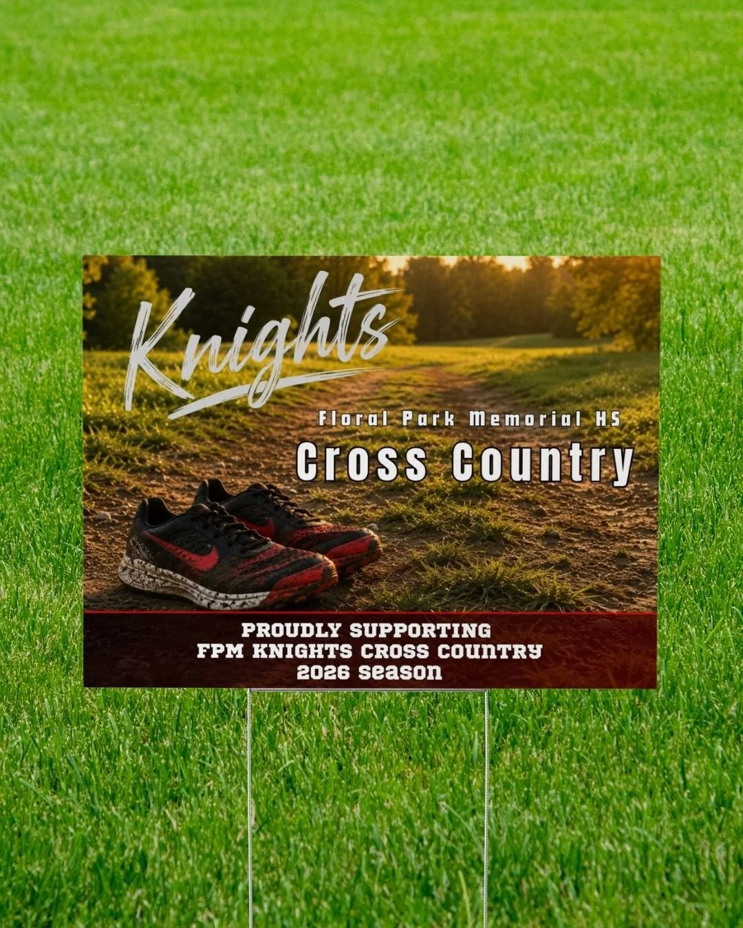 Cross Country Sponsorship Yard Signs