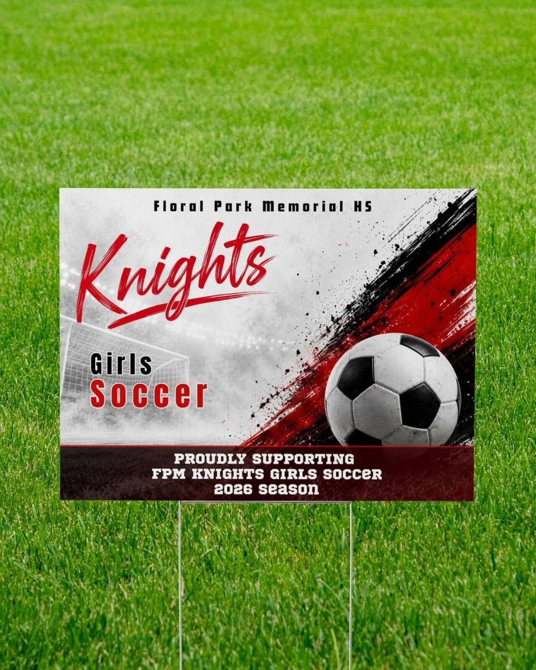 Girls Soccer Sponsorship Yard Signs