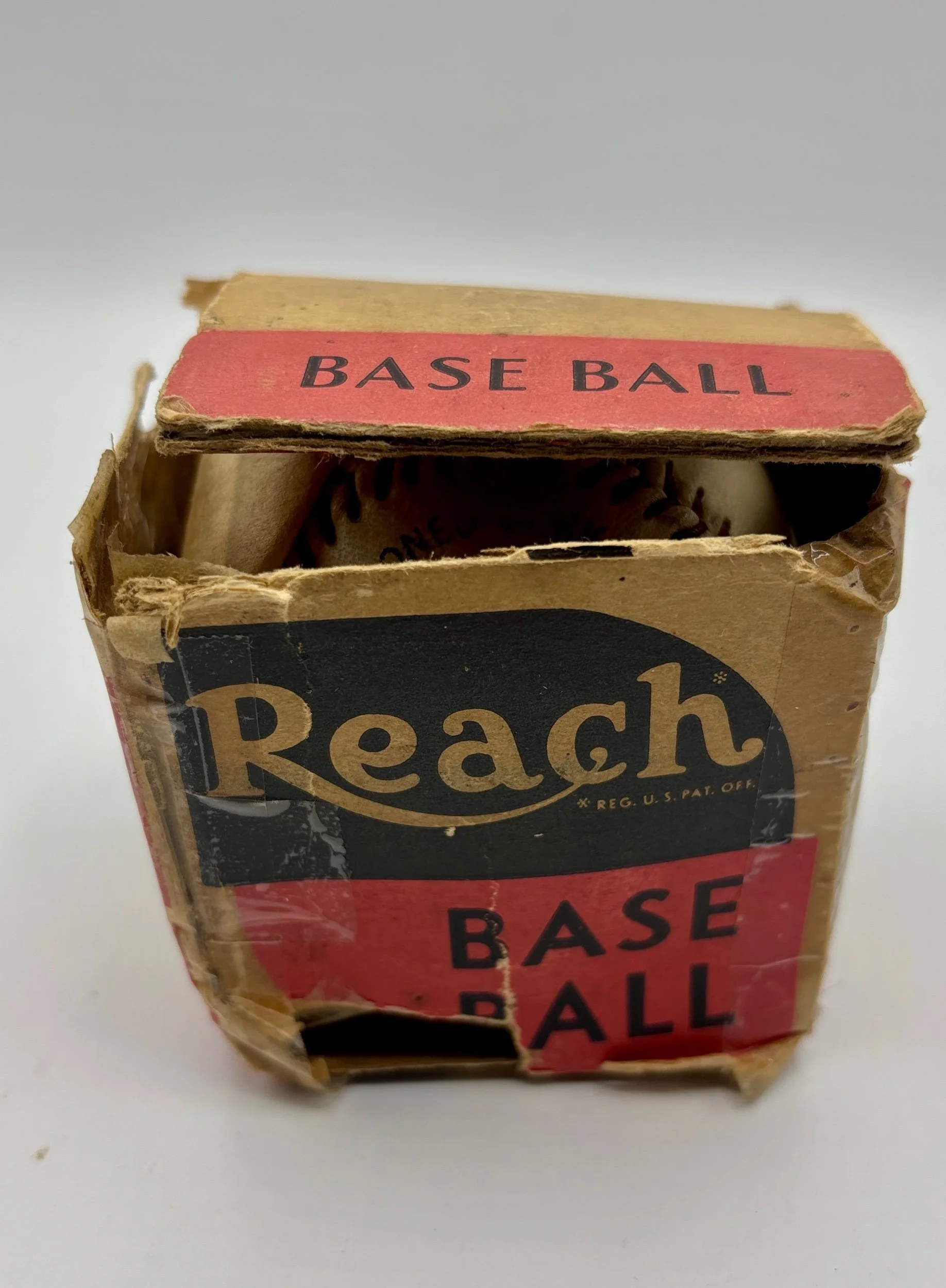 1950's Reach Baseball w Box -1