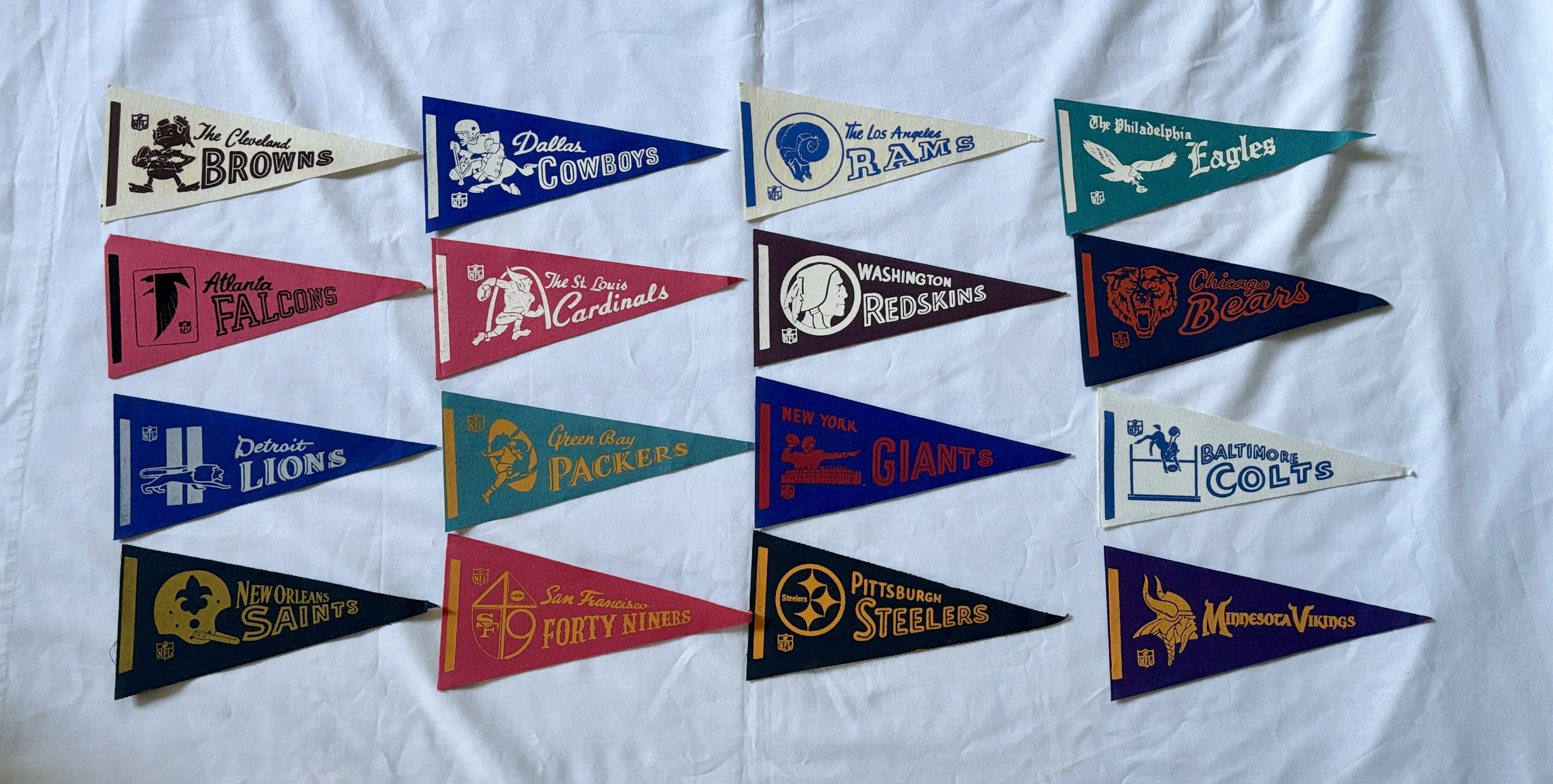 Mini NFL Pennants