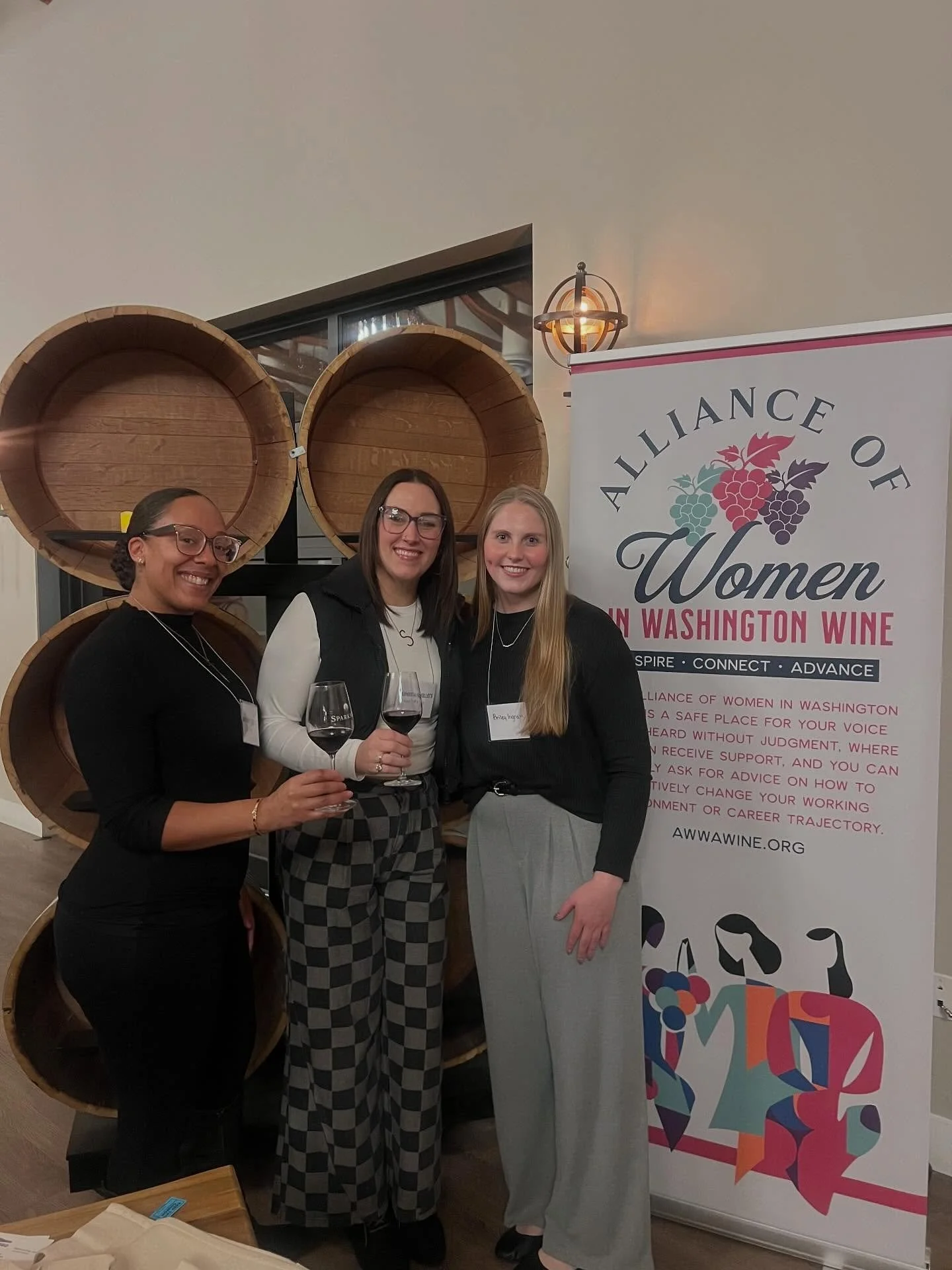 A sincere thank you to the Alliance of Women in Washington Wine for hosting such a thoughtful and well-organized event last night. As we conclude a demanding harvest season, having the opportunity to gather with the women who drive excellence in our 