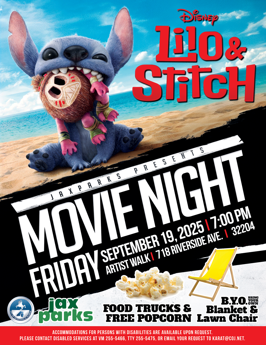 JaxParks Movie Night: Lilo & Stitch