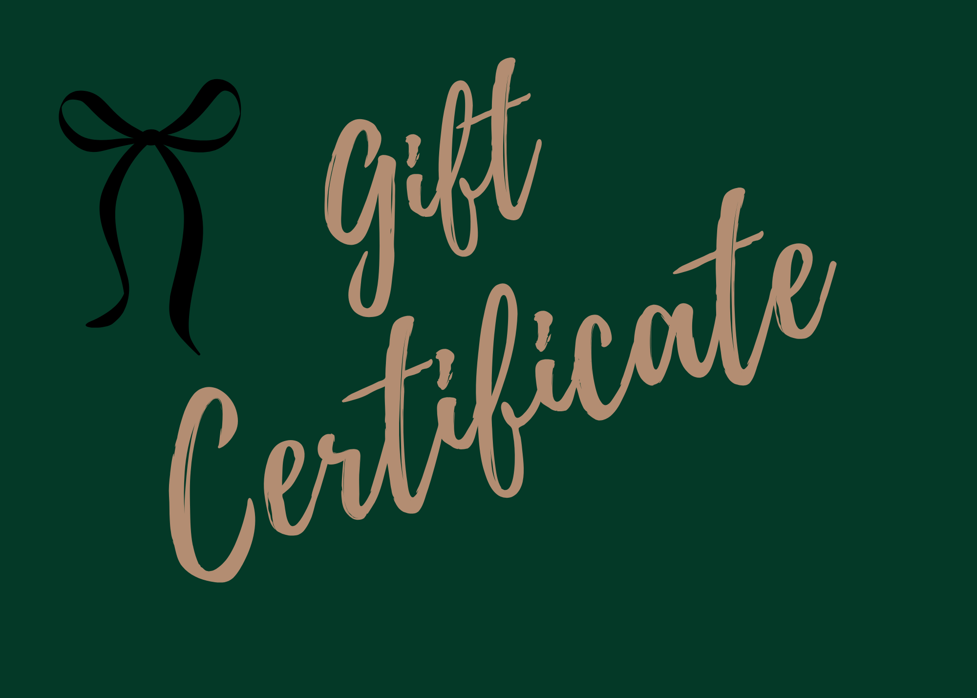 Gift Certificates
