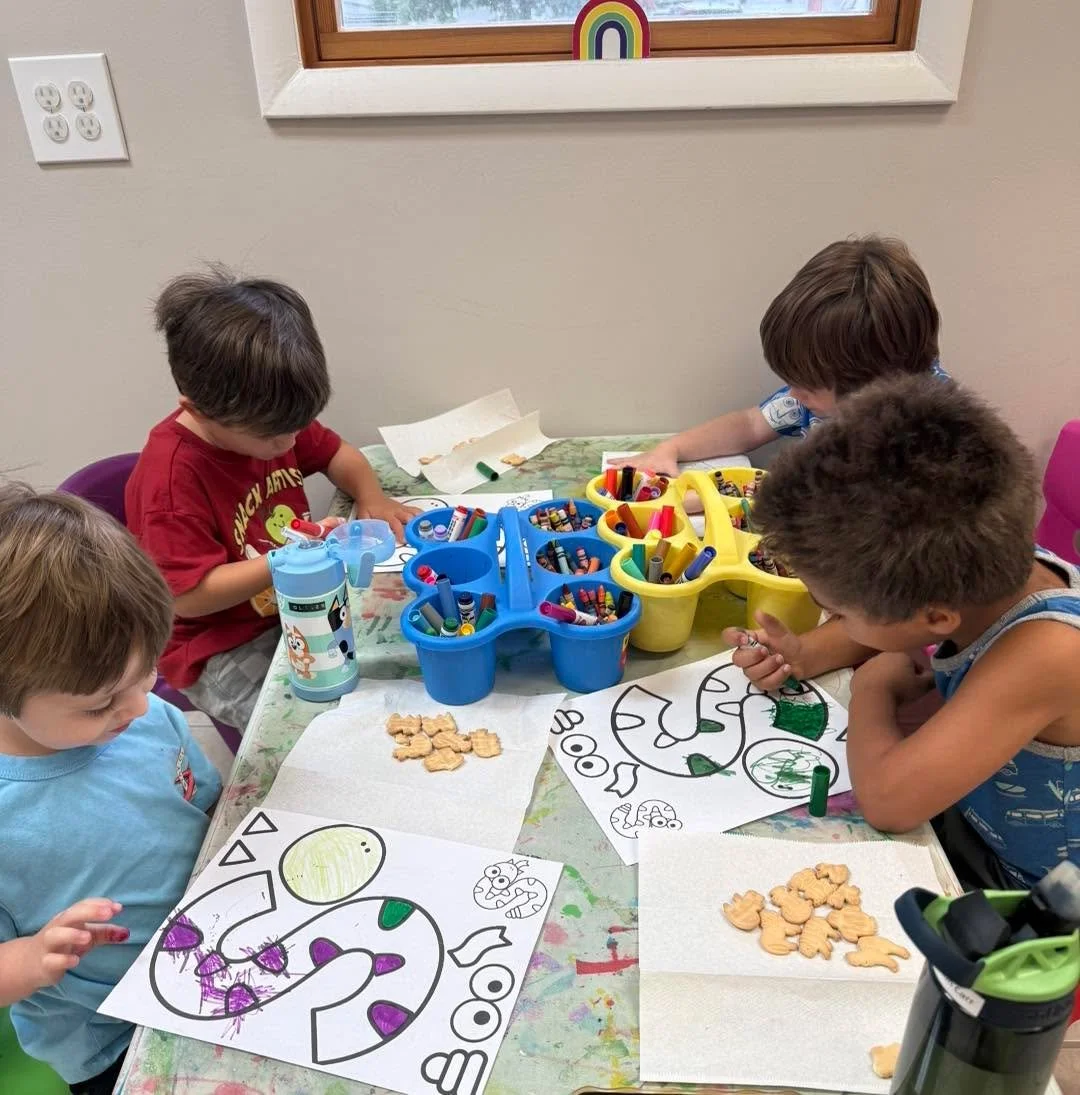 S is for snack&hellip; and a little schoolwork too! 😉🖍️ 🐍