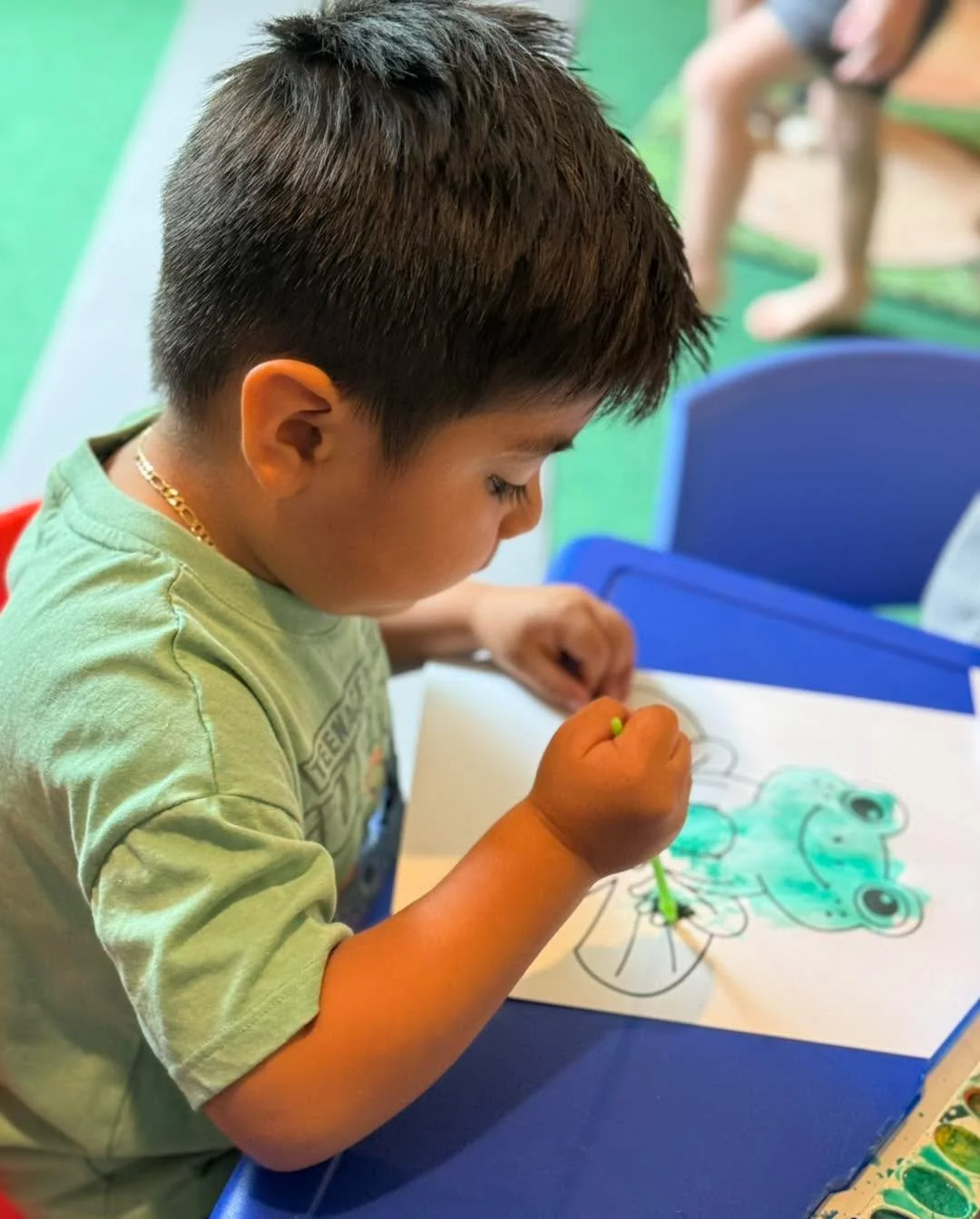 Learning looks a lot like this. 💚🎨