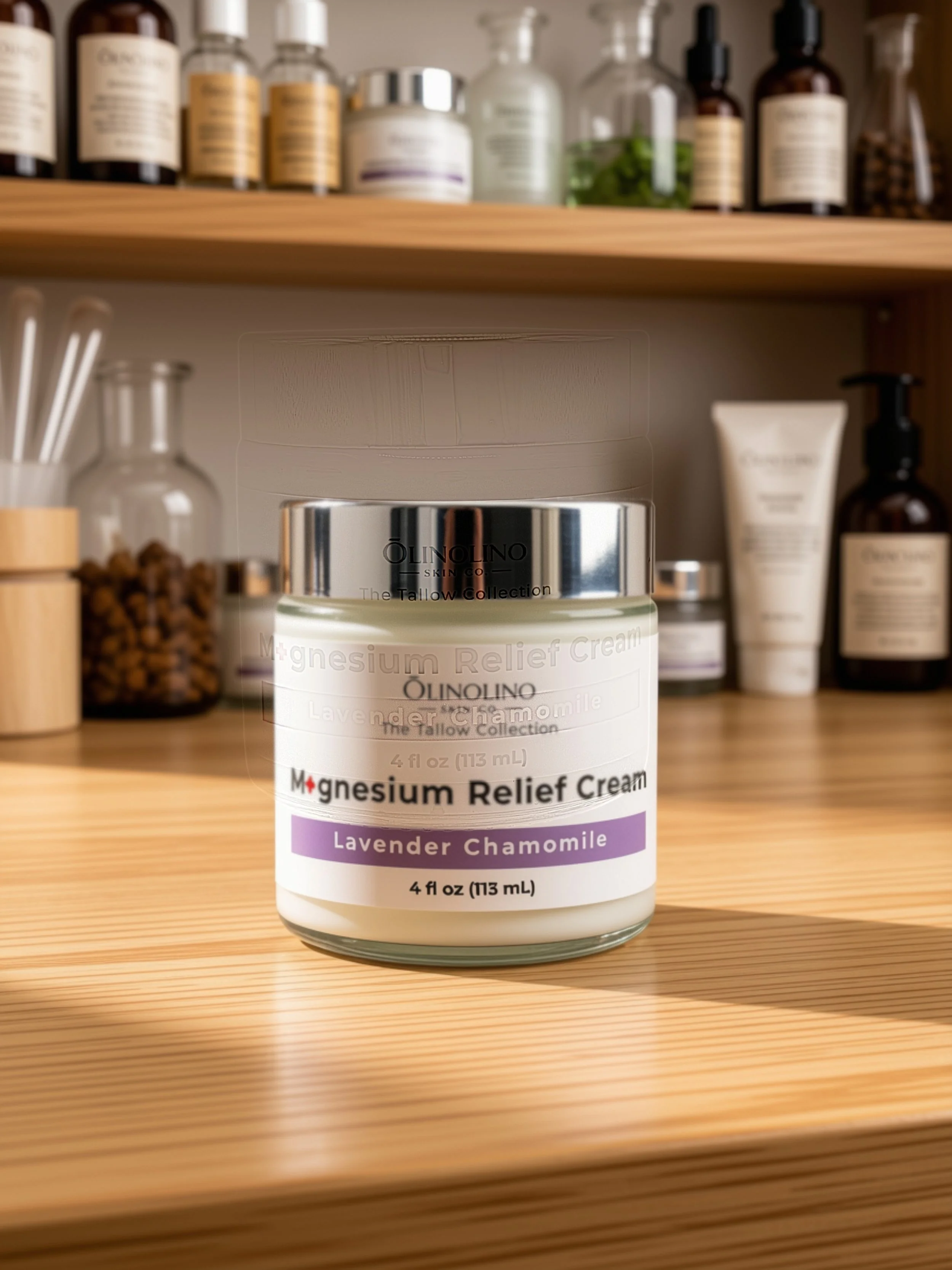 Magnesium Relief Cream Lavender + Roman Chamomile