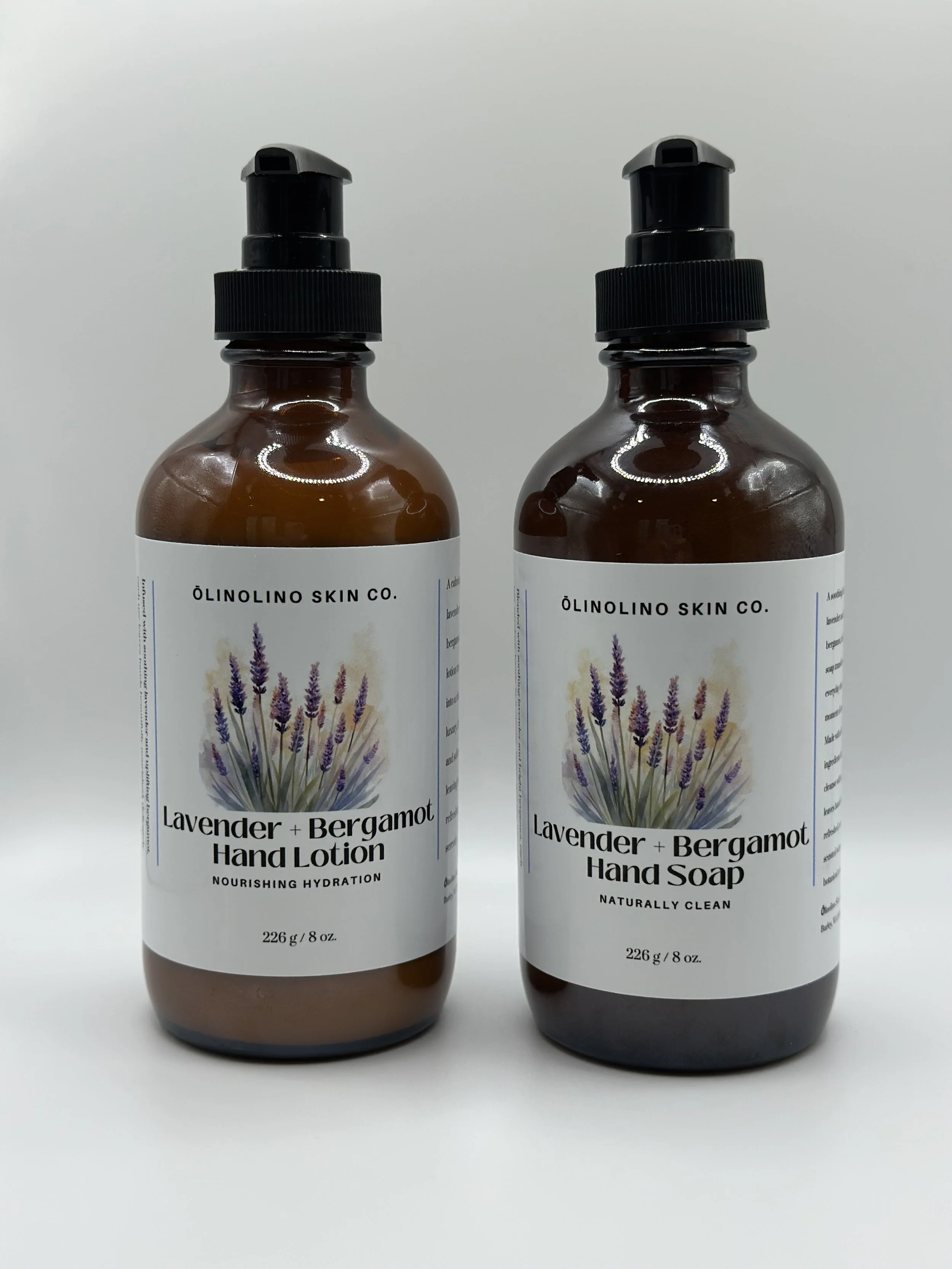 Lavender + Bergamot Hand Lotion:Soap Set.jpeg