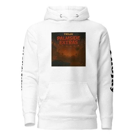 Official PalmSid3 Extras Hoodie &mdash; heavyweight, LA-inspired, and designed around the energy of the EP.
Quality first, brand first, music first.
Grab yours while sizes are still in.

#BFE #PalmSid3Extras #MerchDrop #LAStyle #IndependentBrand #Str