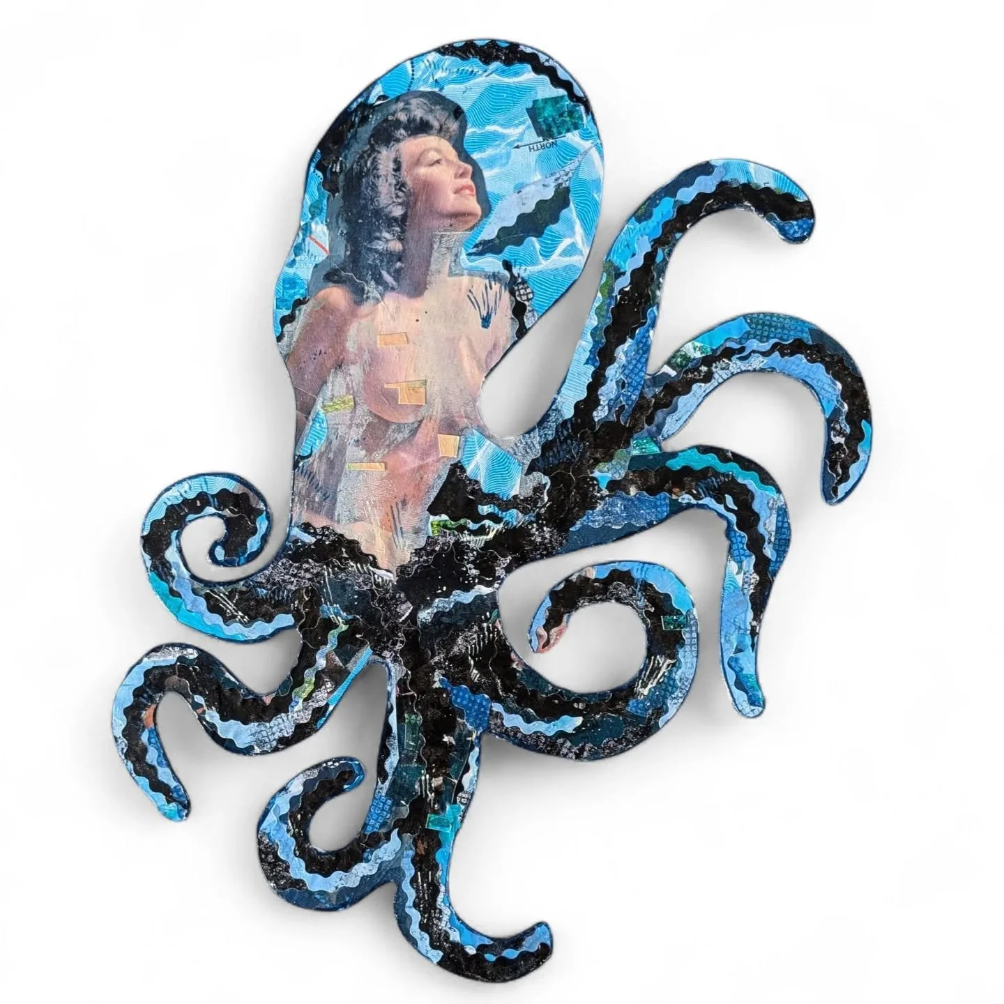 My piece for @fisbn 's #OctopiDecatur2025 show! 

Opens this Friday, 11/14 6:30-9pm. 
Hyatt House at Legacy Park

Excited to see all the octopi and everything you've put together for this, Larry! Thanks a million for including me 😊

@404foundatl 
@d