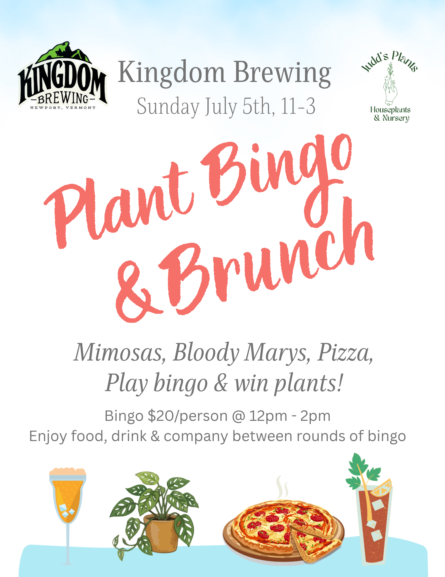 Plant Bingo & Brunch