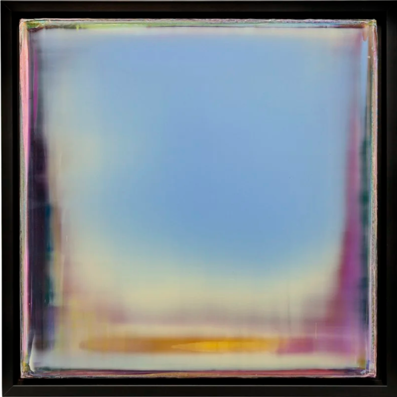 Winter Blue, 2020, Acrylic on canvas, 16x16 inches