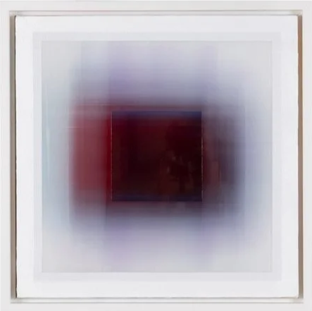 Blur/Focus, 2025, Acrylic on canvas, 16x16 inches