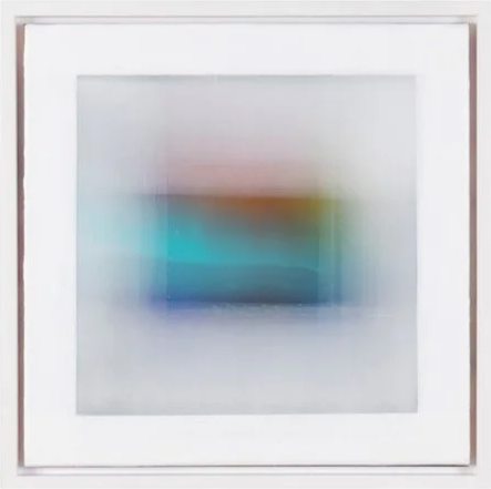 Blur/Focus 2, 2025, Acrylic on canvas, 16x16 inches