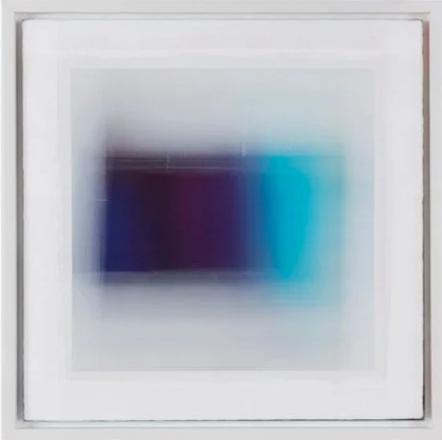 Blur/Focus 3, 2025, Acrylic on canvas, 16x16 inches