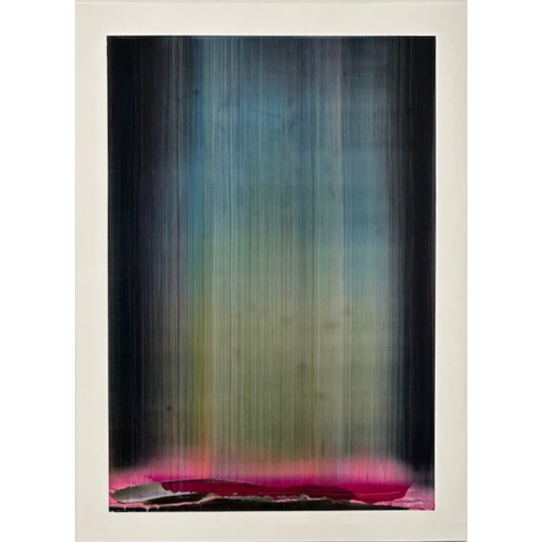 Dec. 31, 2025, 2025, Acrylic on stone paper on Dibond, 24x17.5 inches