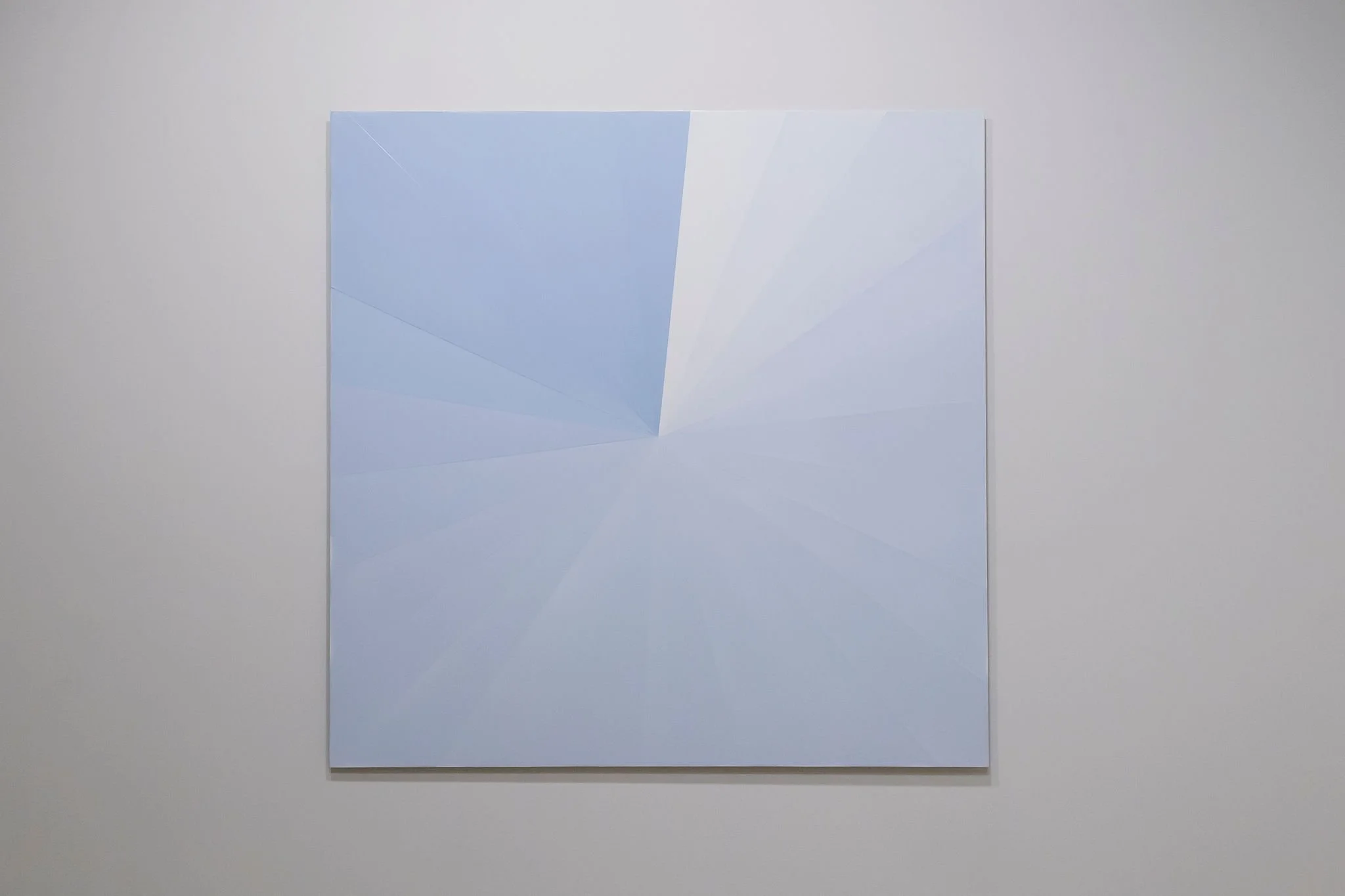 Summer Blue, 2019, Acrylic on aluminum, 60x60 inches