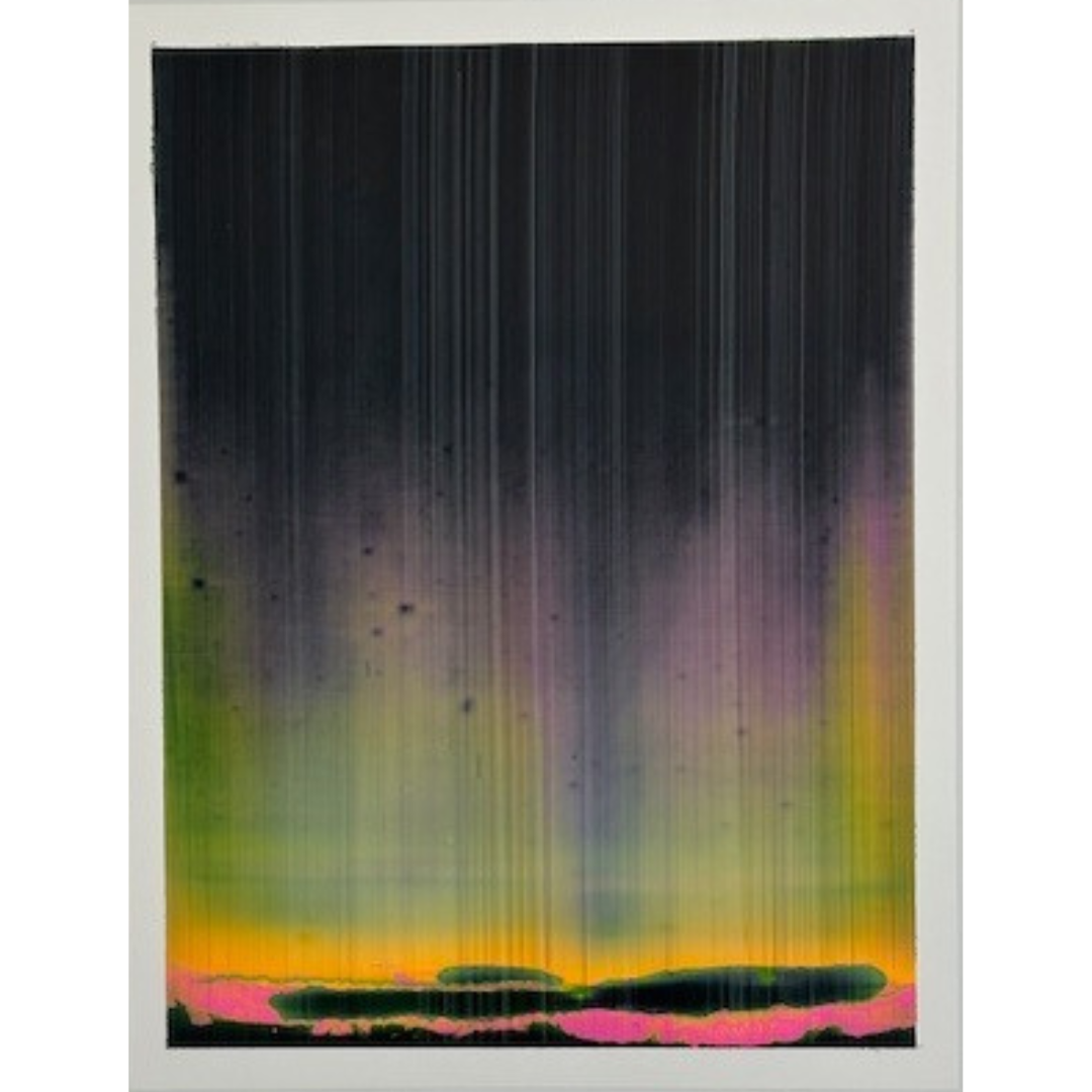 Jan. 21, 2026, 2, 2026, Acrylic on Yupo on Dibond, 26x20 inches