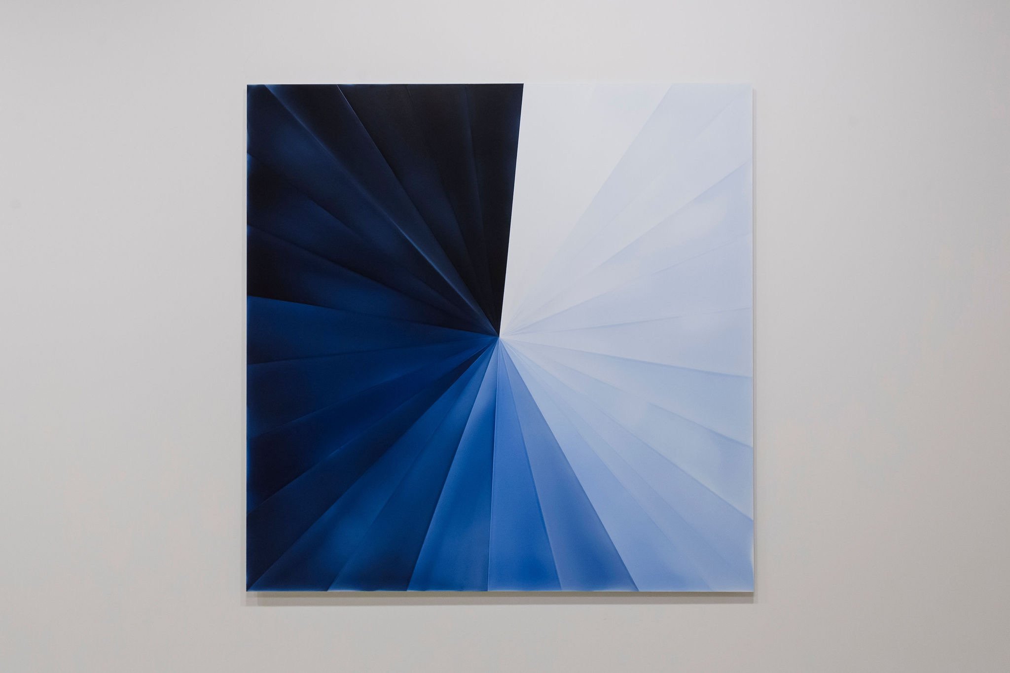 Winter Blue, 2019, Acrylic on aluminum, 60x60 inches