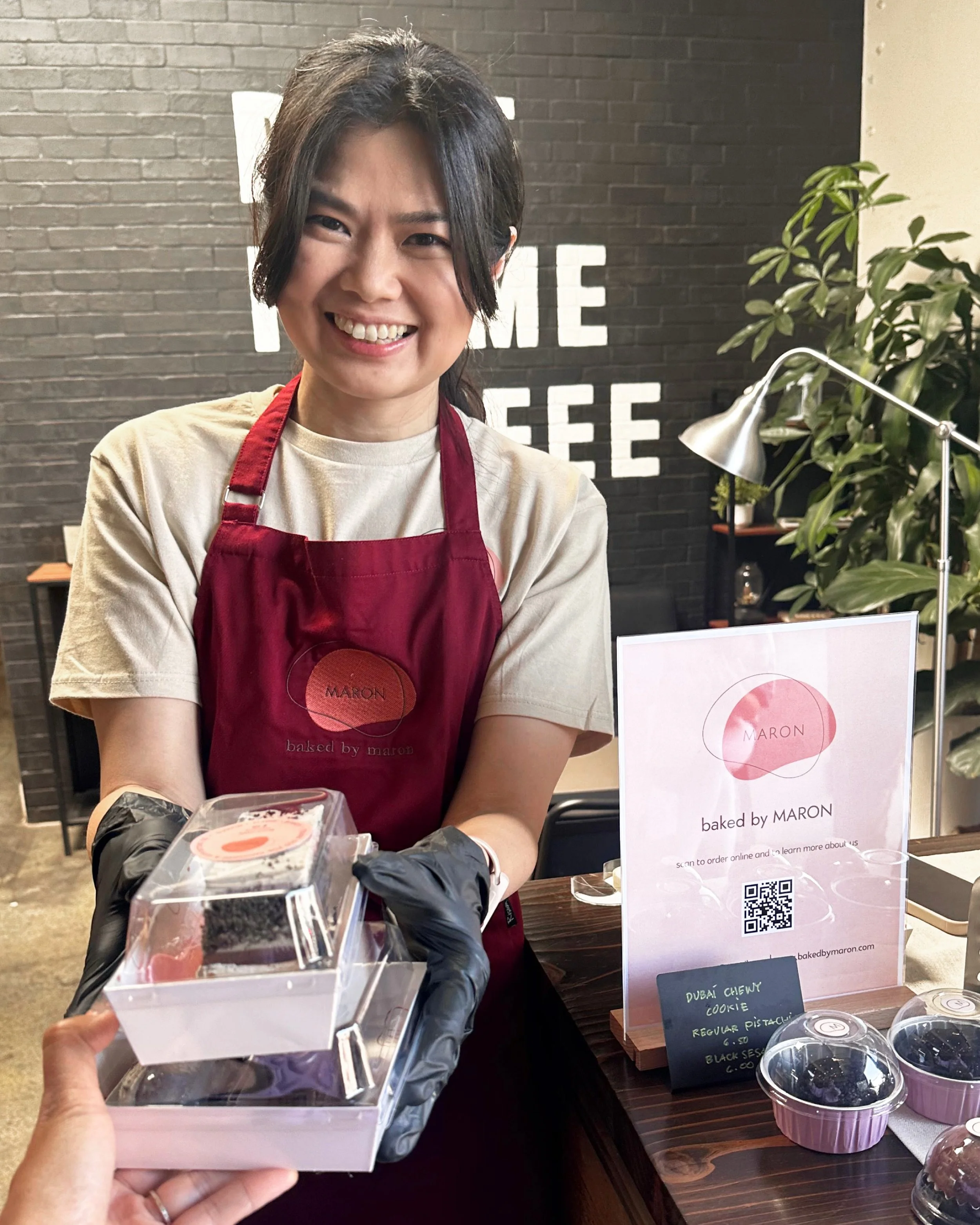 Every first milestone starts somewhere 🤎

Thank you, Blue Flame Coffee @blueflamecoffee, for opening your doors to Maron and helping make our very first pop-up possible.
We are so grateful. ✨
Go grab a coffee from Blue Flame if you haven&rsquo;t alr