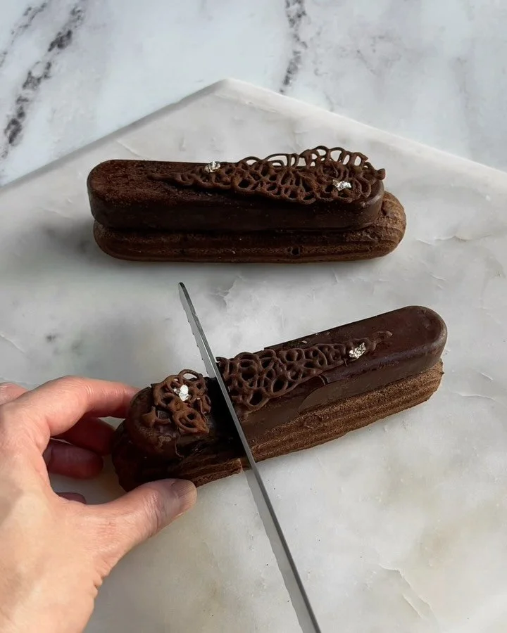 Every &eacute;clair has a journey ✨
From the first mix to the final touch, it&rsquo;s all about patience, precision, and a little bit of love.

Swipe to see how it all comes together 🤎
Then treat yourself 🥰 Order your box today!