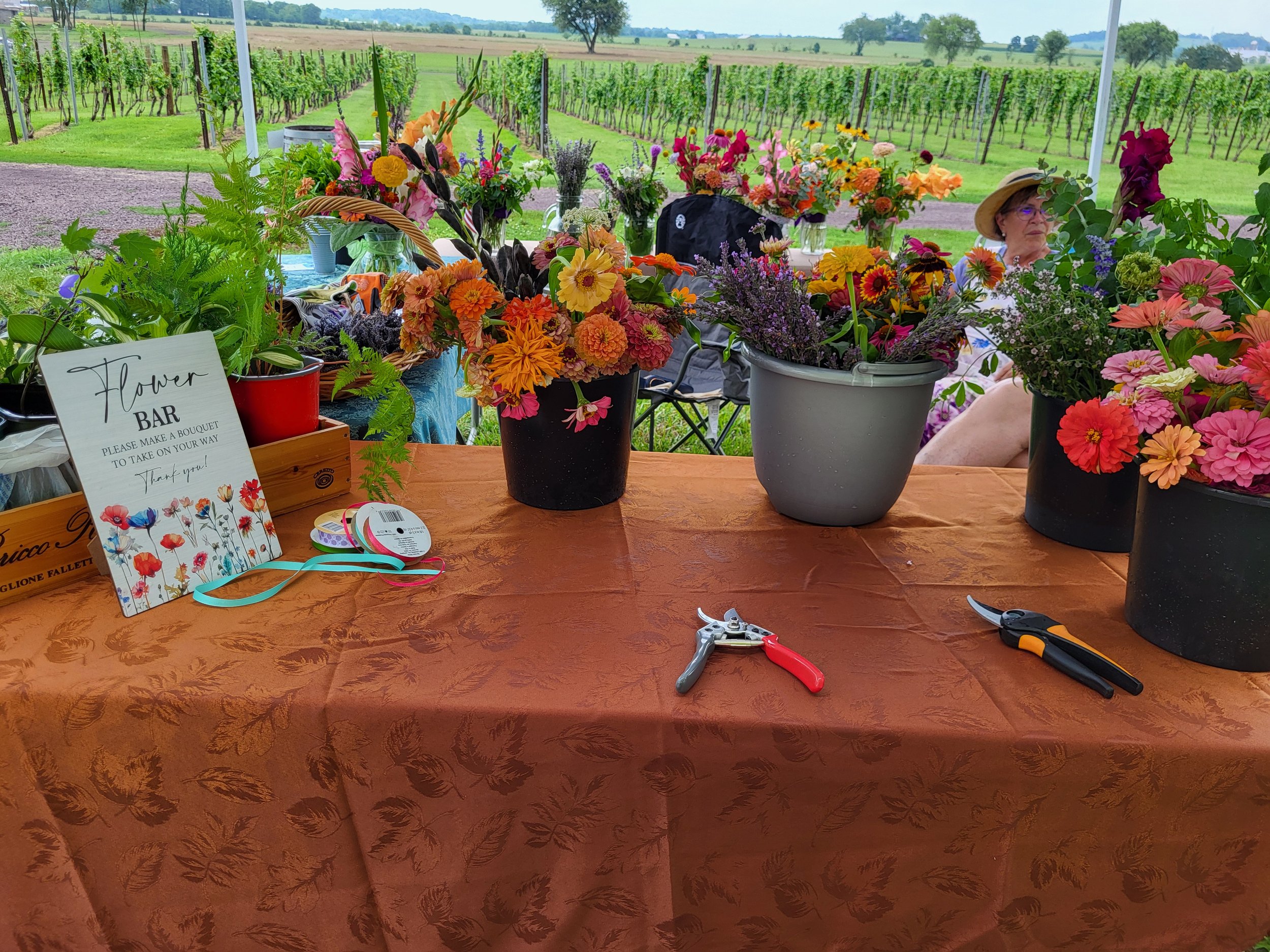 Next Flower Sale at Old House Vineyards!!  September 12, 2026