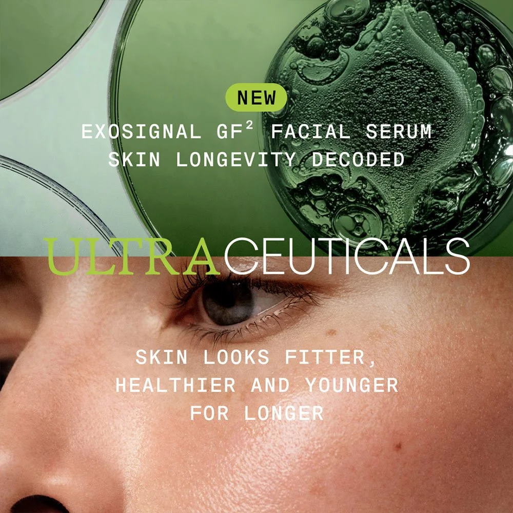 new facial serum Ultraceuticals Youth Boost ExoSignal GF² poster