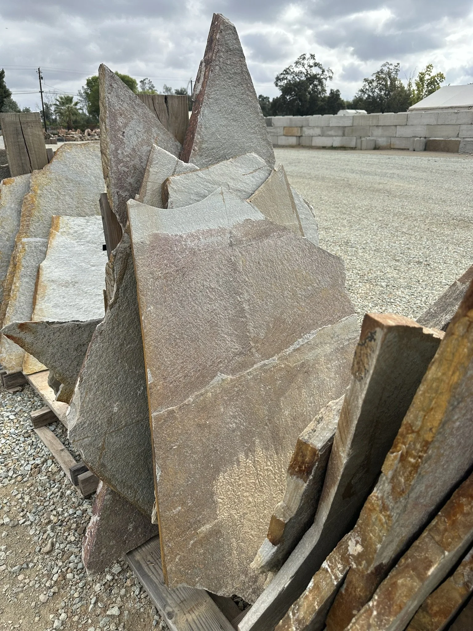 Plum Quartzite Slate Flagstone sold per LB