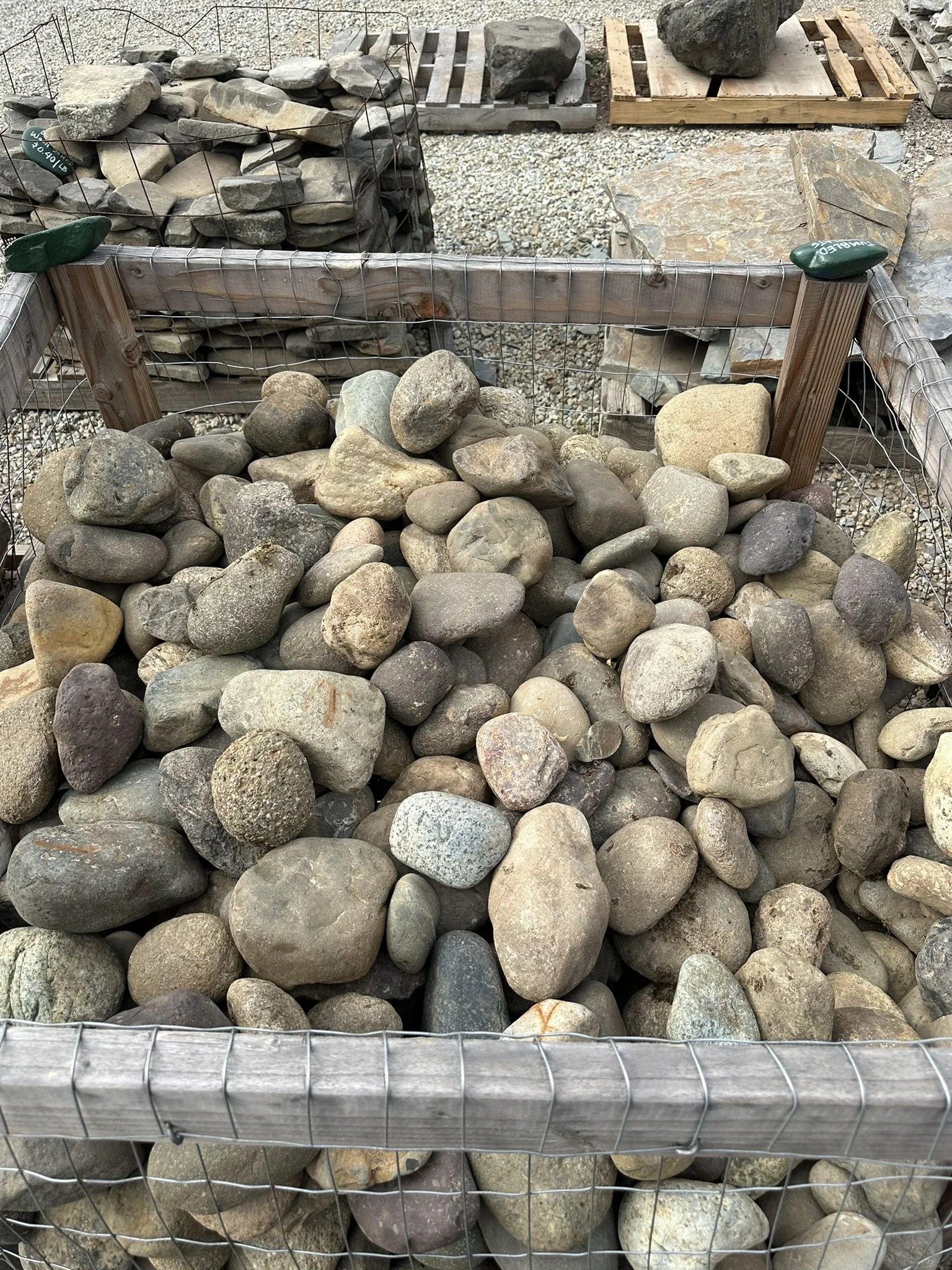 Beach Cobble 4" x8" sold per LB