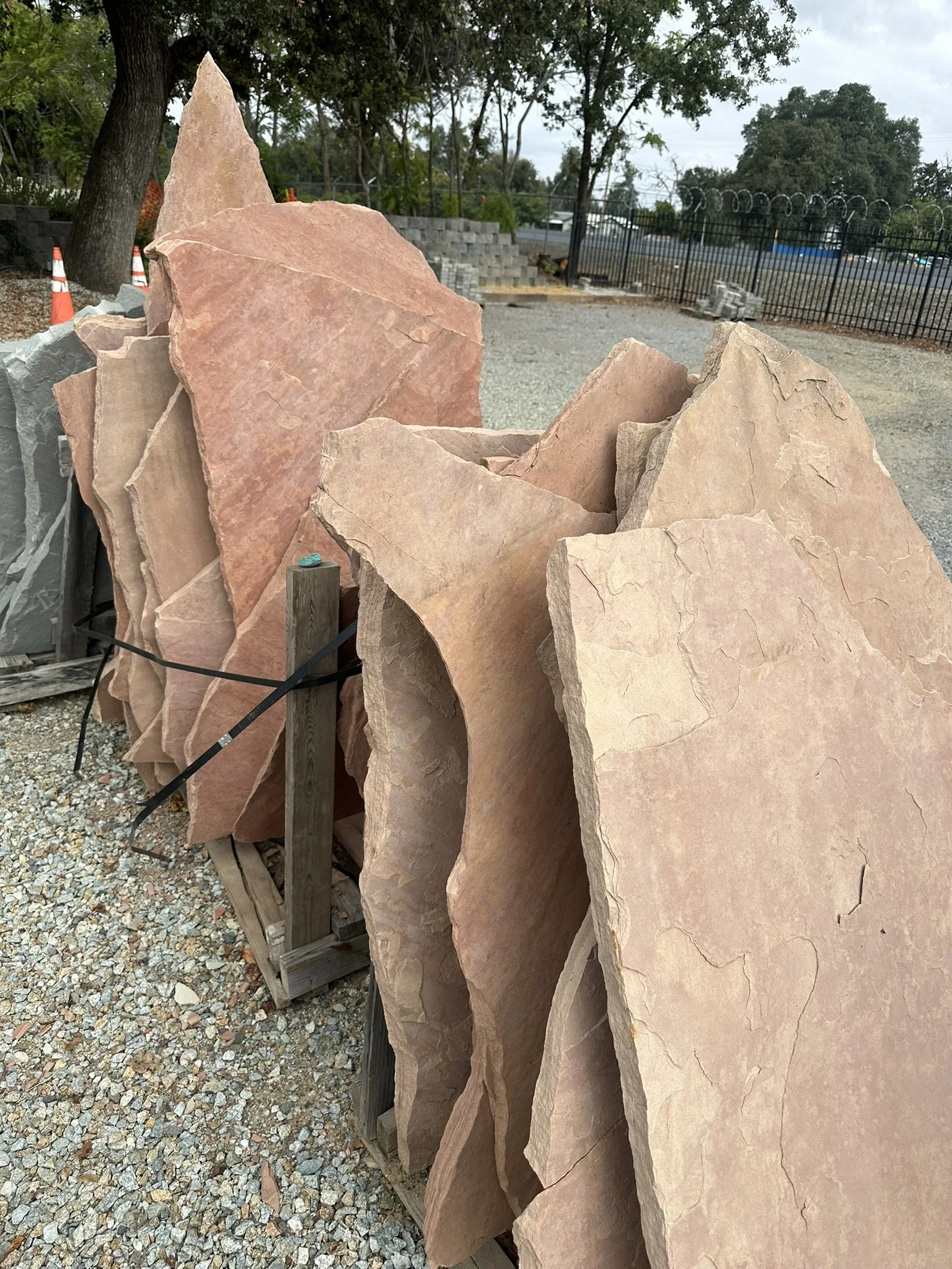 Arizona Sandstone Flagstone  "Rosa" Color sold per LB