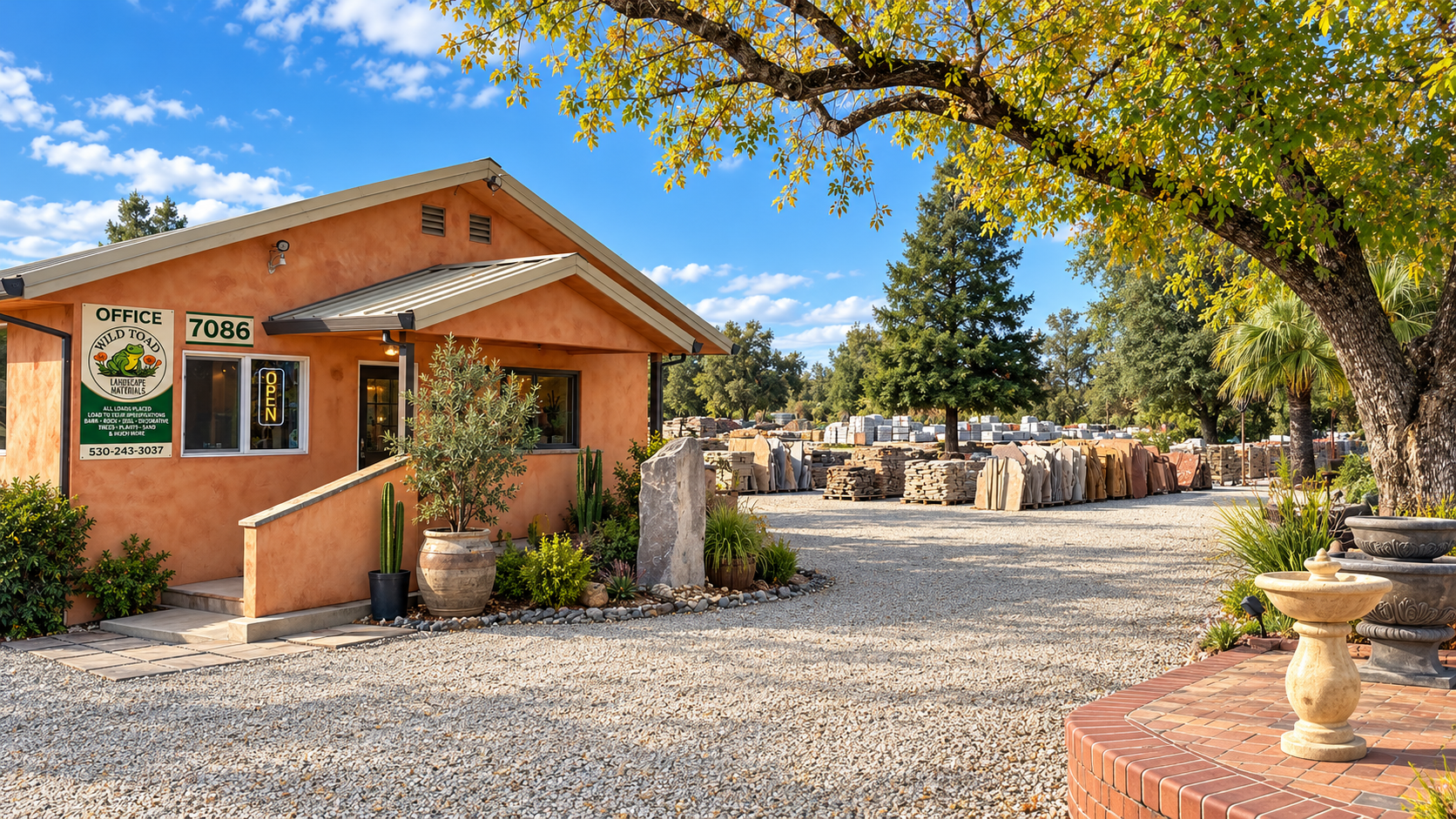 Wild Toad Landscape Materials Store Front