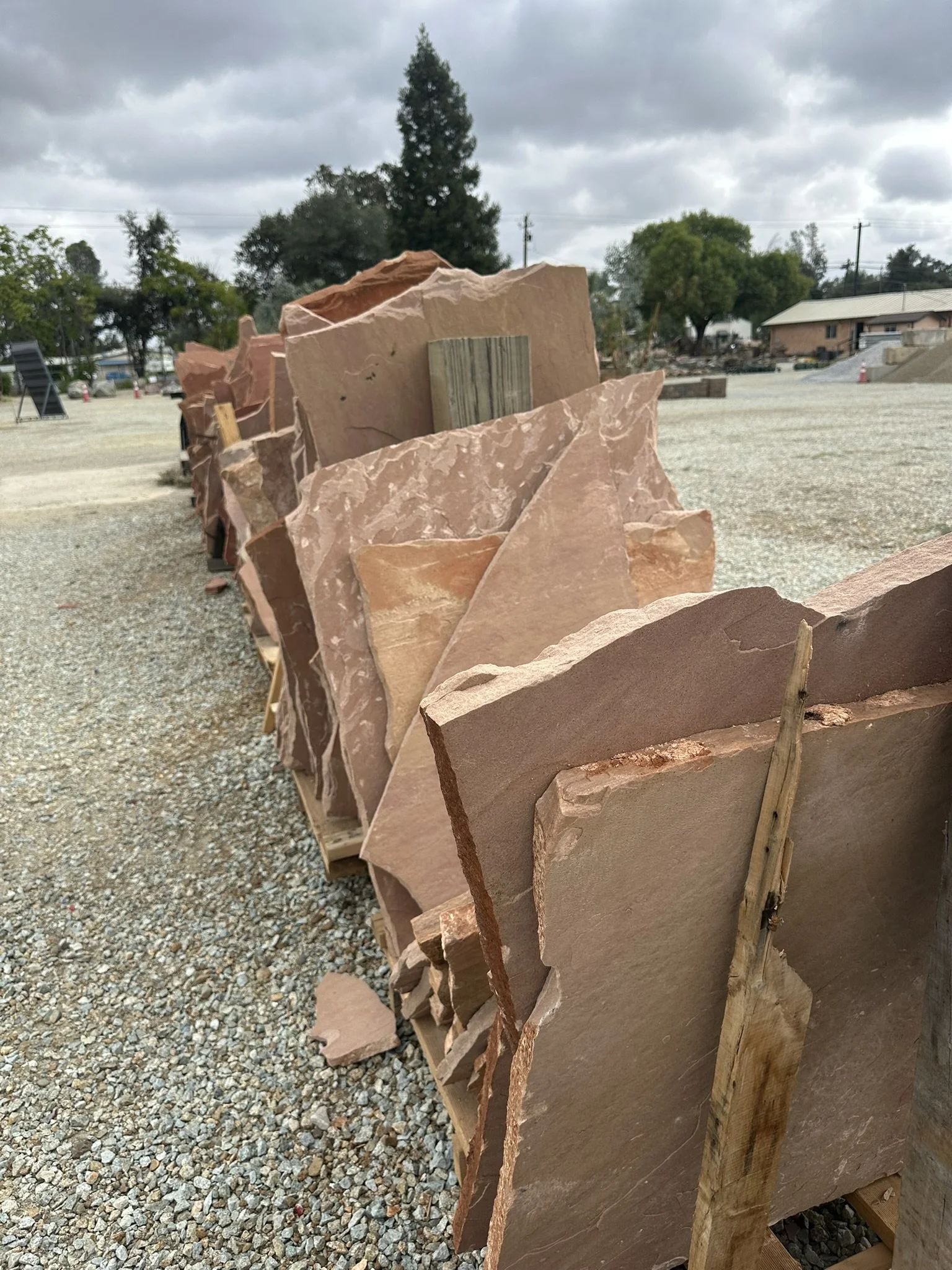 Arizona Sandstone Flagstone  "Sedona" Color sold per LB