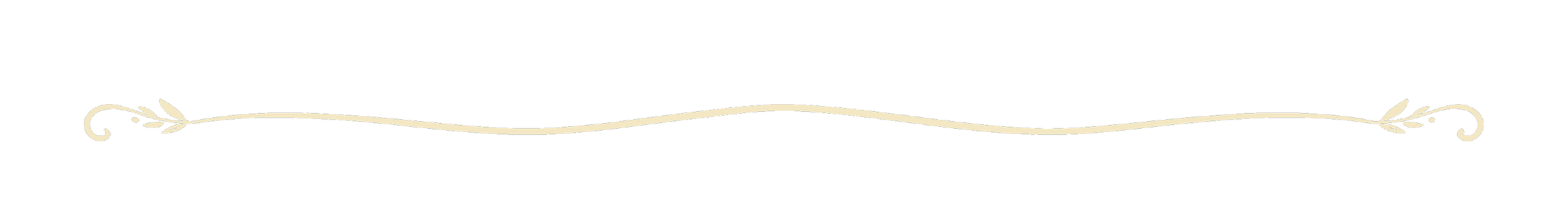 Decorative floral border in cream color on a black background.