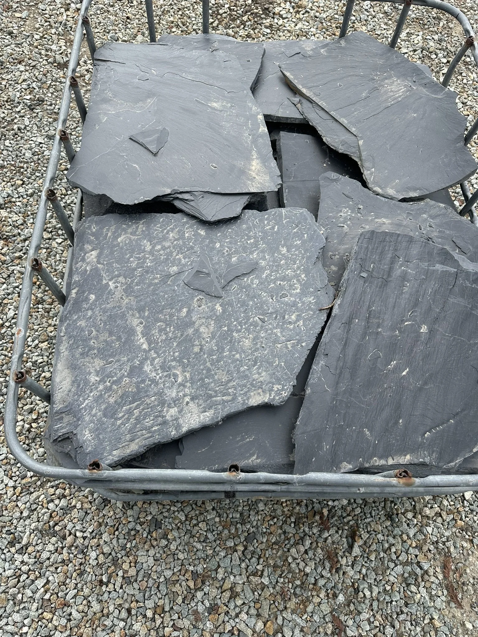 Black Slate Patio sold per LB