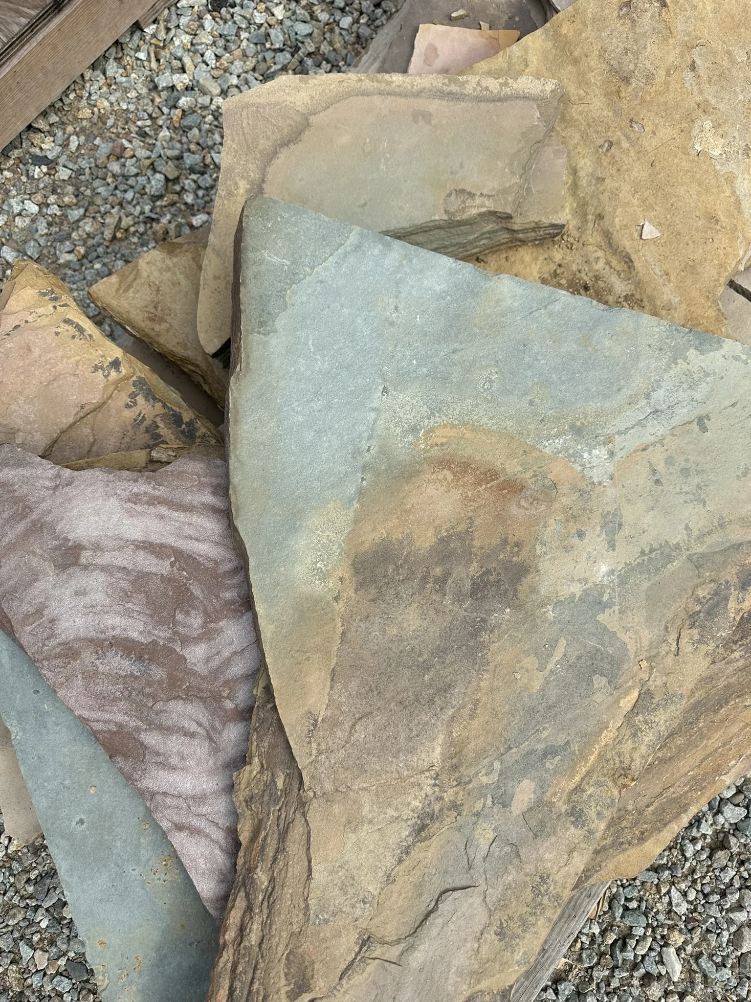 Colored Flagstone Pieces