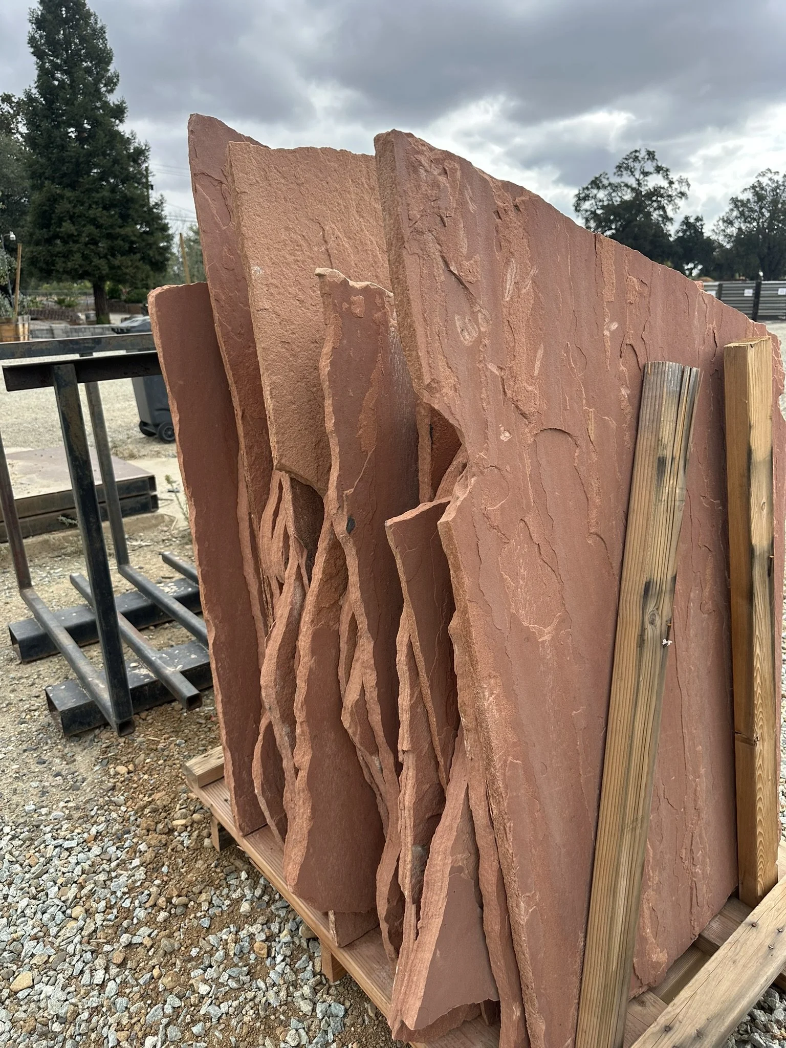 Arizona Sandstone Flagstone  "Sedona" Color sold per LB