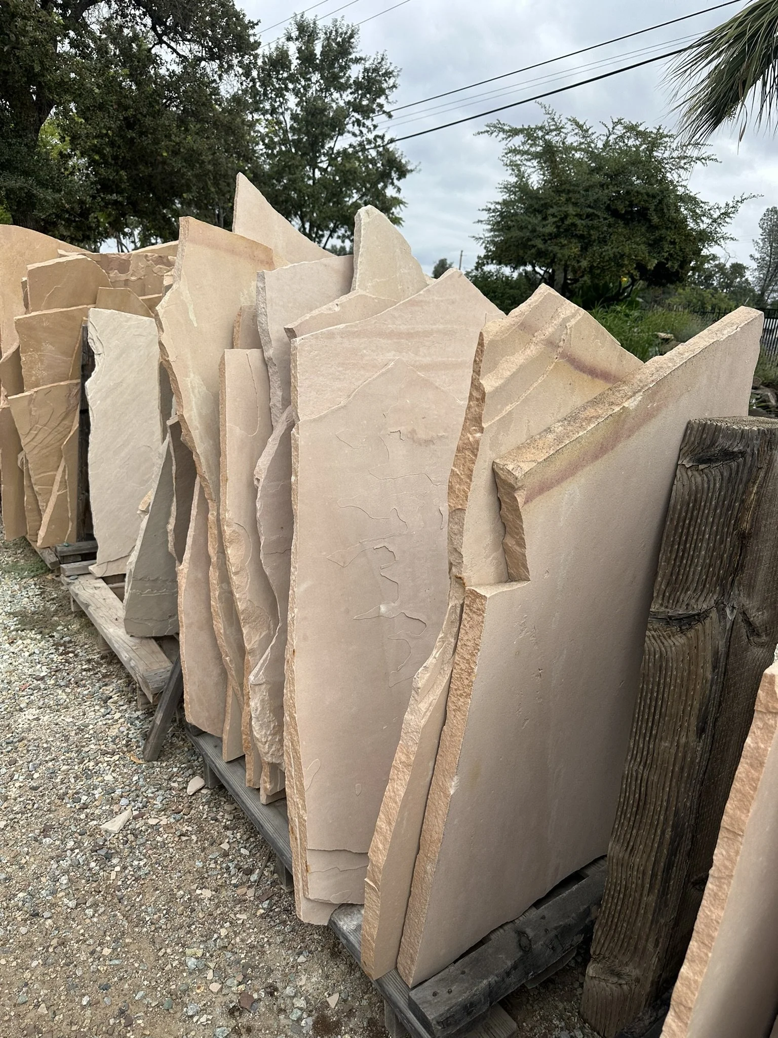 Arizona Sandstone Flagstone  "Rosa Peach" Color sold per LB