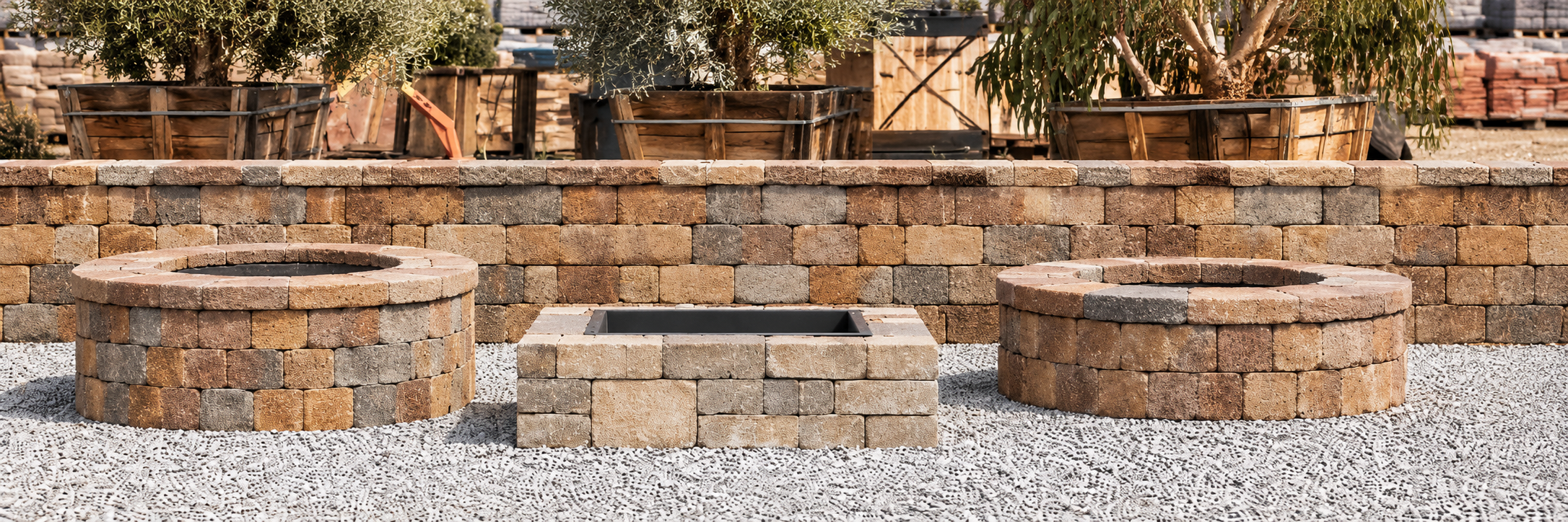 Basalite Stonewall Firepits for sale