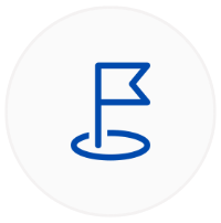 Icon of a flag on a stand